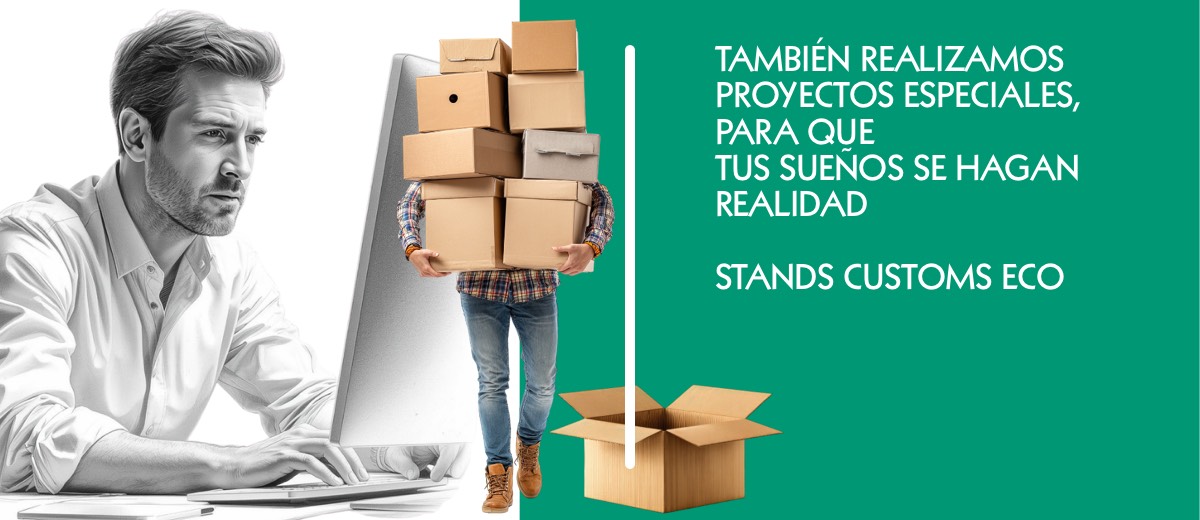 Diseño de stands y displays publicitarios modulares